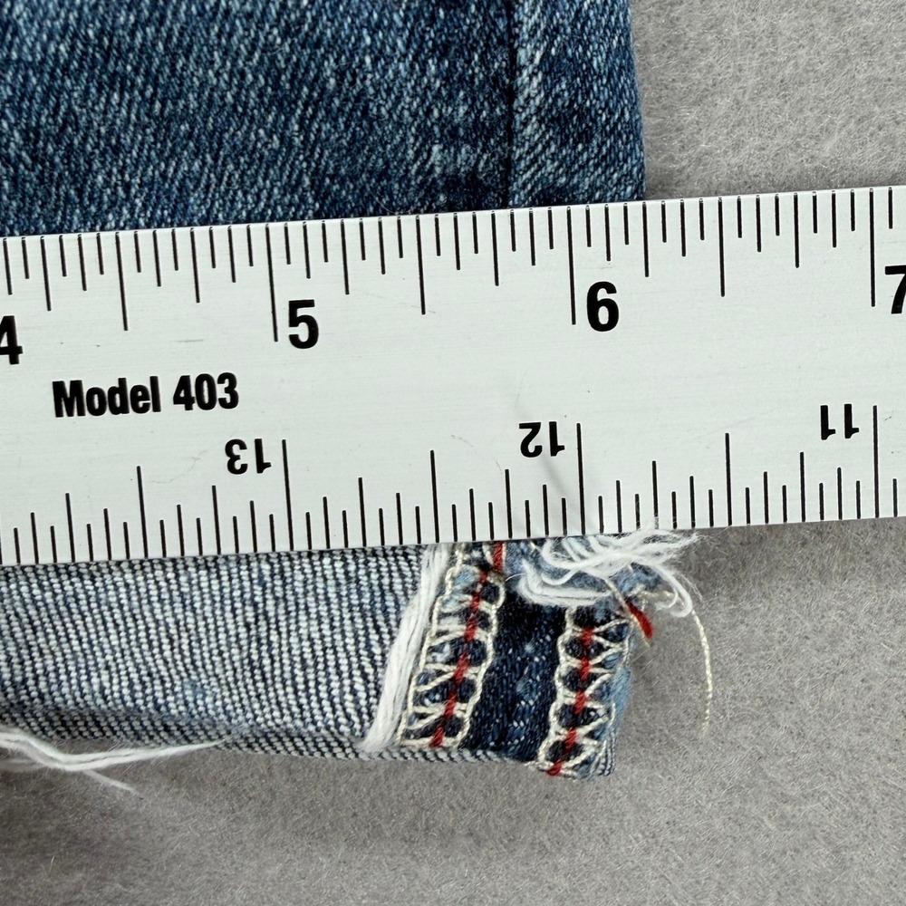 Silver Jeans Co. Boyfriend Jeans Womens W32 L27 Blue Distressed Frayed Hem - Picture 9 of 9